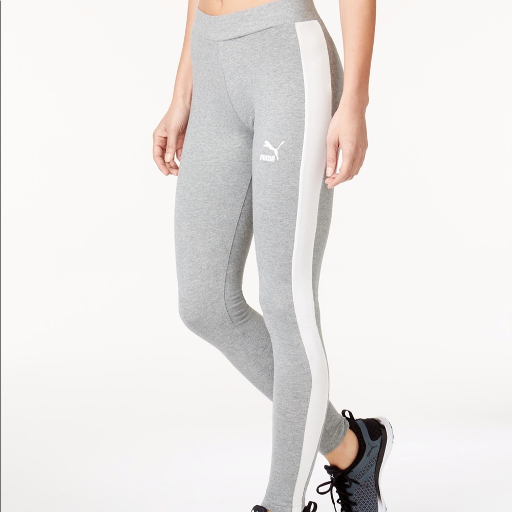 Puma T7 Archive Logo Gray Leggings-S